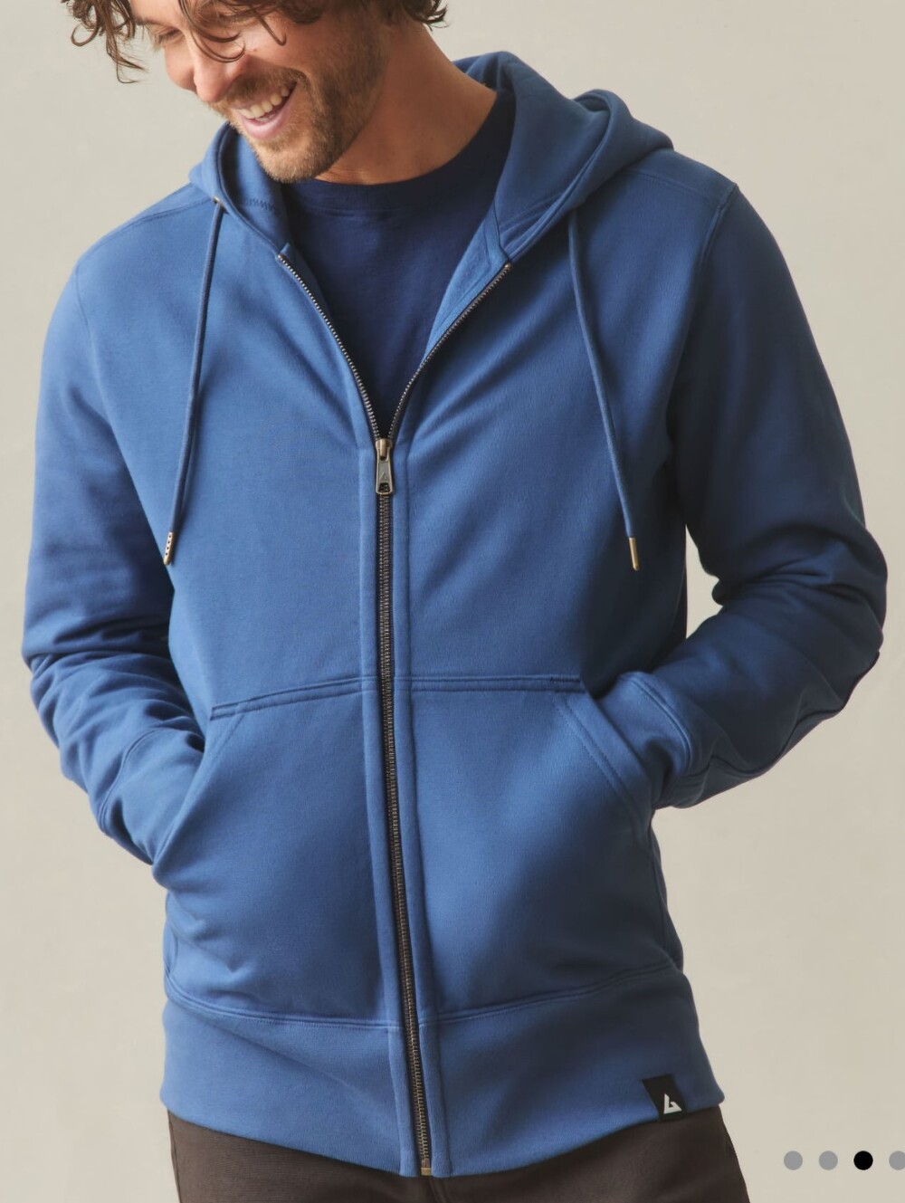 American Giant Mens Small Relaxed Classic Full Zip Hoodie Sweatshirt NWOT